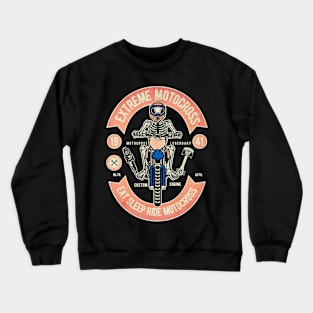 eat sleep ride motorcross Crewneck Sweatshirt